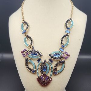 Chic Blue and Purple Necklace